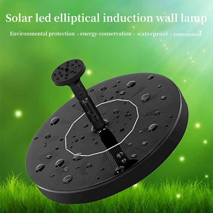 Mini Solar Water Fountain Pool Pond Waterfall Fountain Garden Decoration Outdoor Bird Bath Solar Powered Fountain Floating Water