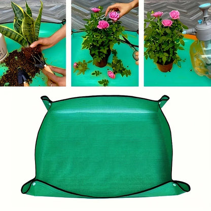 1pc Planting Ma Gardening Potting Pad Foldable Garden Plant Flower Pot Transplanting Waterproof Mats