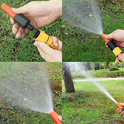 Adjustable Direct Injection Water Gun High Pressure Car Wash Nozzle Garden Irrigation Watering Sprinkler Household Cleaning Tool