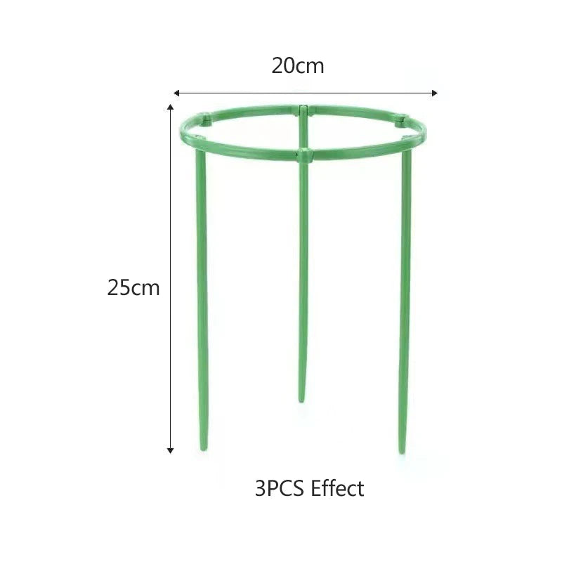 2/4Packs Plant Support Stake Stackable Garden Flower Support, Plant Stakes for Indoor Outdoor Plants Flower Climbing Plants