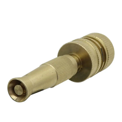 3/4" Female Thread Adjustable High Pressure Brass Water Gun With 3/4" Male Thread to DN16 Pipe Interface Connector Watering Tool