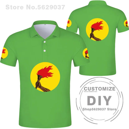 Zaire Flag 1971 1997 Polo Shirt Democratic Republic Of Congo Customized  Sports Polo Shirt Flag Polo Shirt Print Photo Clothes