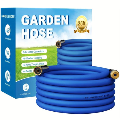 Flexible Garden Hose:Solid Brass Connector,Durable No Kink,Suitable for Lawn Car Pet Cleaning