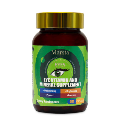 Eye Vitamin and Mineral Supplement Capsules Lutein Tablets