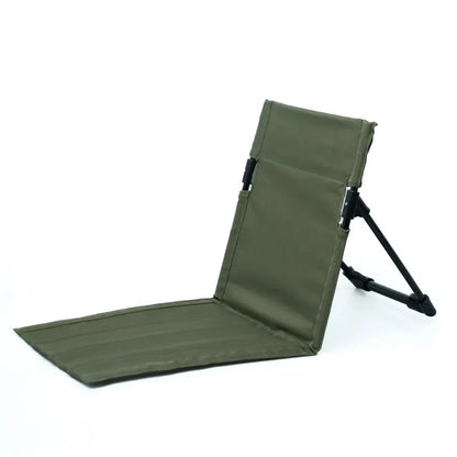 Foldable Camping Chair Outdoor Garden Park Single Lazy Chair Backrest Cushion Picnic Camping Folding Back Chair Beach Chairs