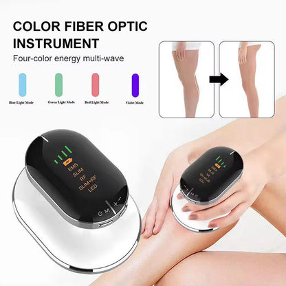 body shaping and slimming device body beauty device ultrasonic color light microcurrent fat burning device fat bursting device