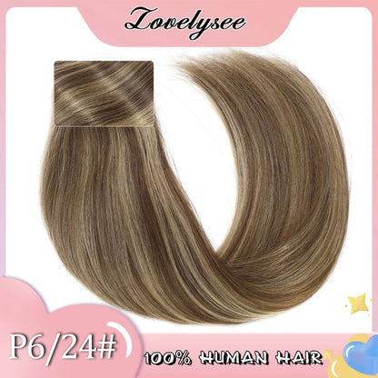 60Grams Lightweight Straight Clip In Human Hair Extensions Full Head 3Pcs Ombre Color Brazilian Machine Remy Hairpiece for Women