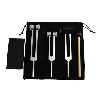 Tuning Forks Set 128Hz 256Hz 512Hz Tuning Forks For Sound Healing Meditation Tool Musical Instrument Tuner