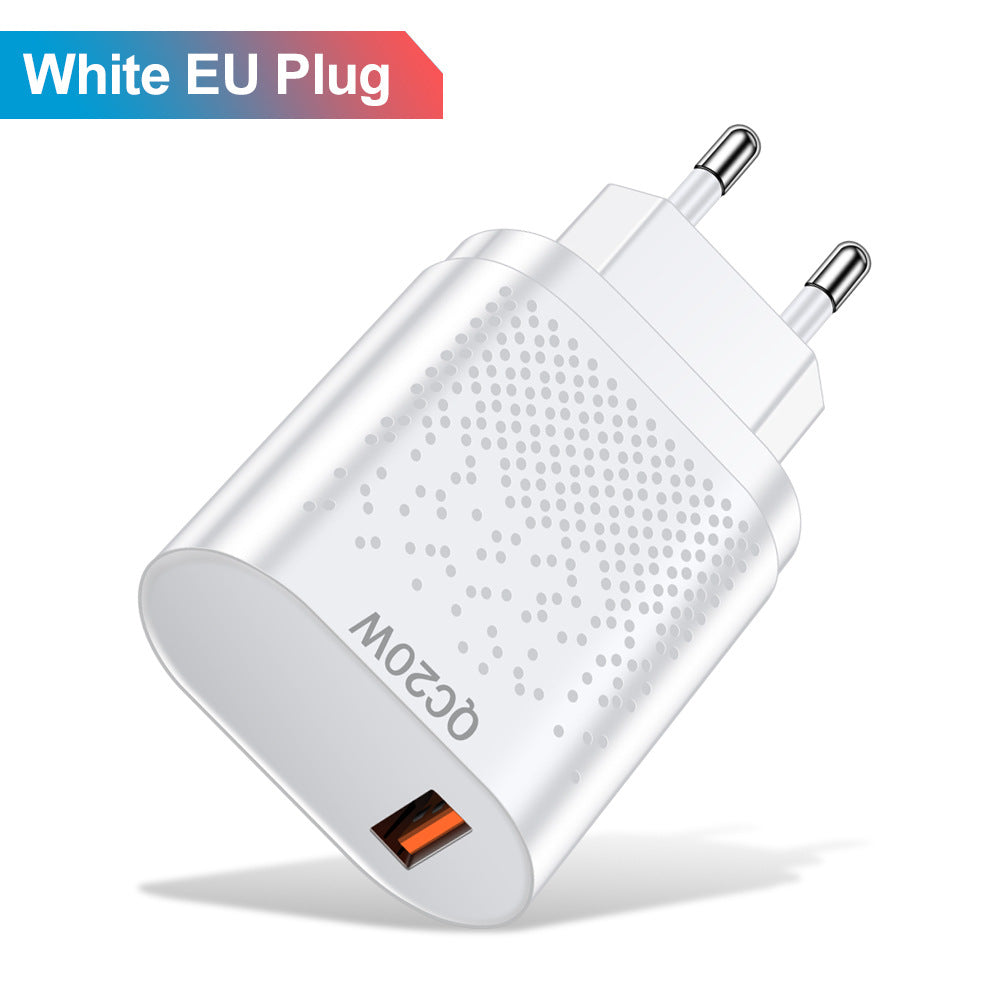 Compatible with 20W super fast charging charger and mobile fast charging head