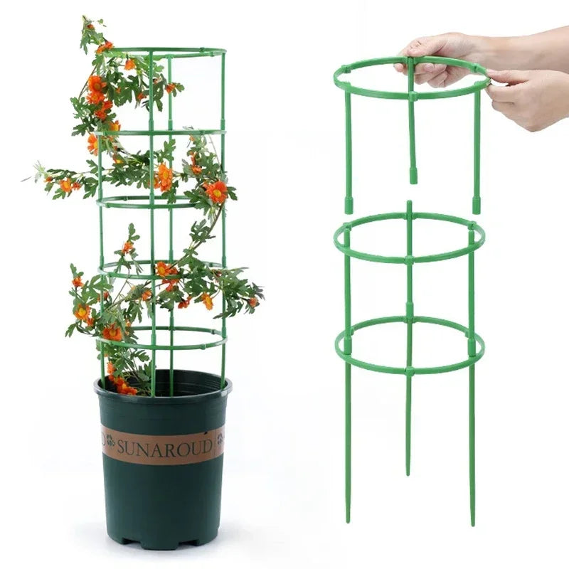 Plant Support Pile Garden Semicircle Flower Stand Cage Plant Grow Fixing Rod Vine Climbing Bracket Stake Holder Bonsai Tool New