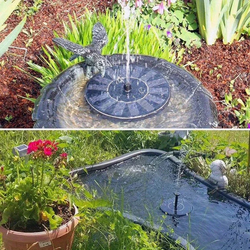 13/16/18 Cm Bird Bath Waterfall Fountain Pool Yard/garden Decor Solar Pump Outdoor Gardens Deco Birdbath Source & Decors