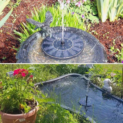 13/16/18 Cm Bird Bath Waterfall Fountain Pool Yard/garden Decor Solar Pump Outdoor Gardens Deco Birdbath Source & Decors