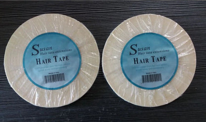 Top quality Susan  0.8cmx 36 yards long time water proof  tape Super quality blue tape  hair extension tape  hair tape