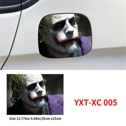 Funny Joker Auto Fuel Tank Sticker Car Sticker Waterproof Sunscreen Decal Fuel Gage Empty Stickers Car Styling Vinyl Accessories