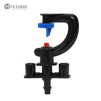 MUCIAKIE 5PCS 180 Degree Refraction G-Type Sector Spray Nozzle Garden Irrigation Spray System Sprayer Nozzle Connection 1/4 Hose