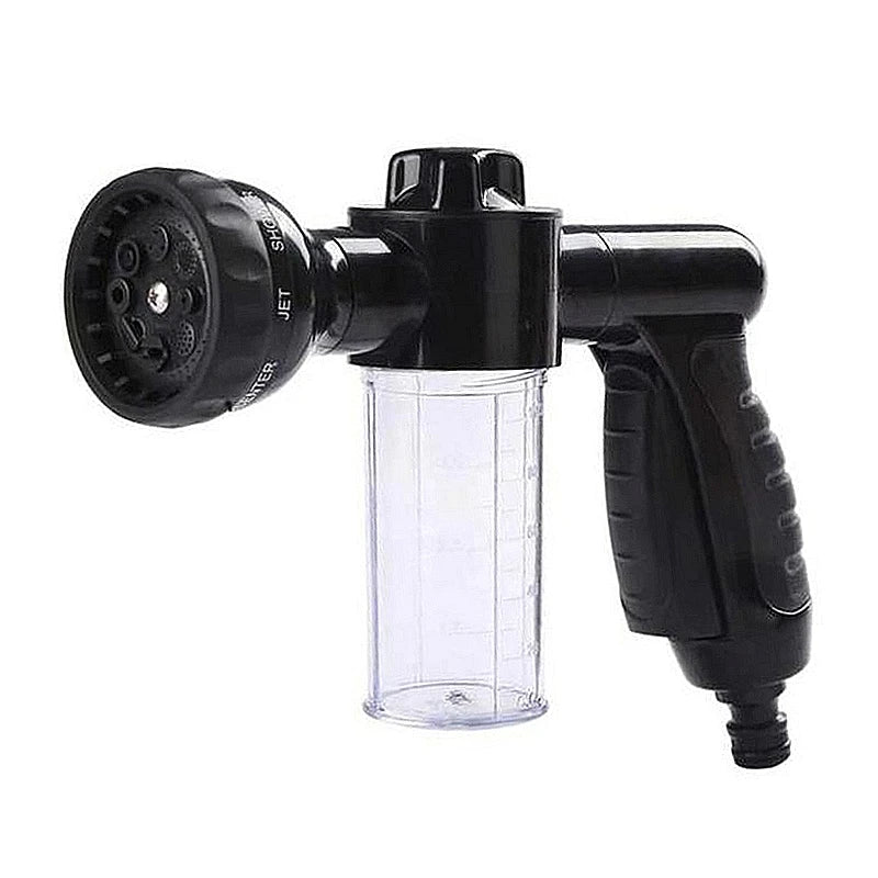 8Function Portable Auto Foam Lance Water Gun High Pressure Nozzle Jet Car Washer Sprayer Garden Clean Tool Automobiles Wash Tool