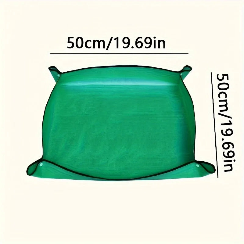 1pc Planting Ma Gardening Potting Pad Foldable Garden Plant Flower Pot Transplanting Waterproof Mats