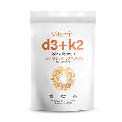 Vitamin D3+K2 Soft Capsules