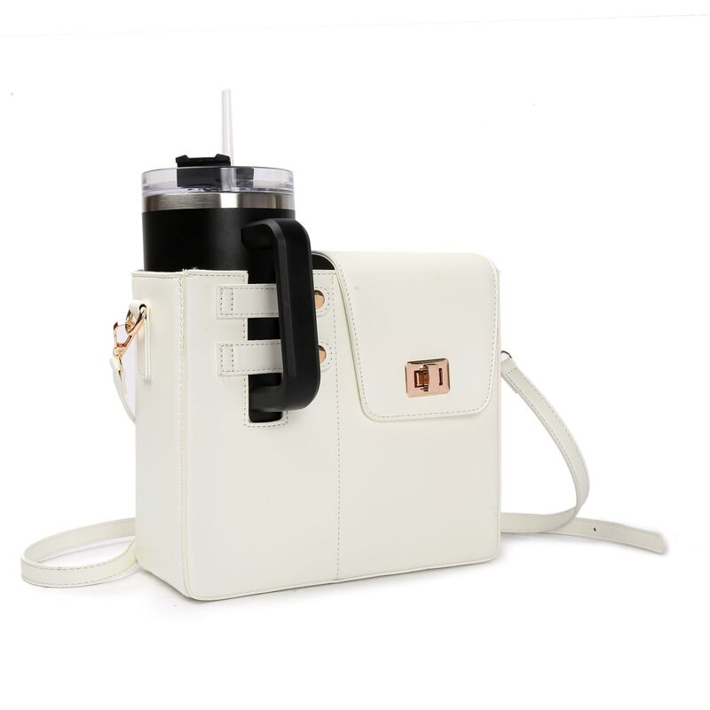 Outdoor Purse Cup Holder Bag for Stanley, Crossbody Water Bottle Bags,Crossbody Water Bottle Bag for Most Water Bottles