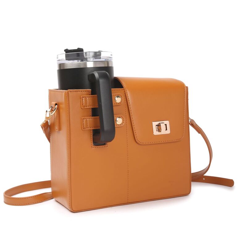 Outdoor Purse Cup Holder Bag for Stanley, Crossbody Water Bottle Bags,Crossbody Water Bottle Bag for Most Water Bottles