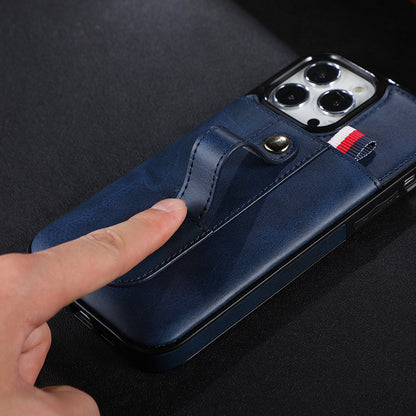 Suitable for IP13PROMAX card insertion phone case Apple 12 bracket phone protection case 11 anti drop case