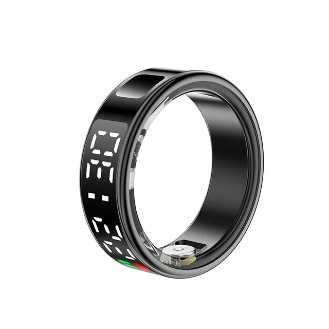 Xiaomi SR08 Smart Ring LED Display Screen Men Women Heart Rate Blood Oxygen Monitoring Multi Sports Modes IP68 5ATM Waterproof