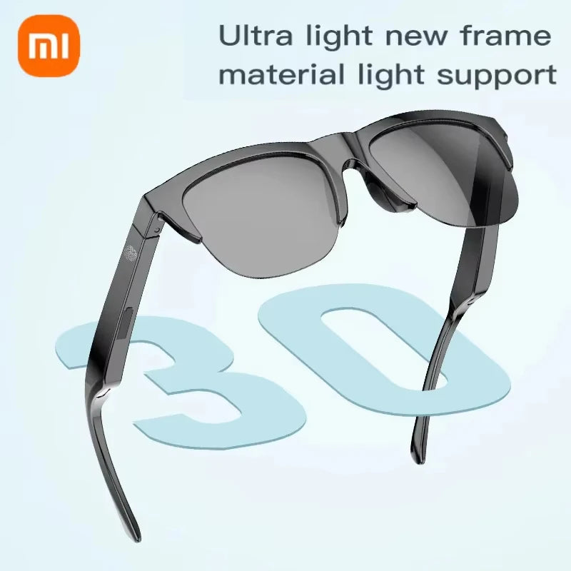 Xiaomi Smart Sunglasses Glasses Bluetooth Call Outdoor Sports Headphones HIFI Blue Light Waterproof Anti-UV For Men And Women