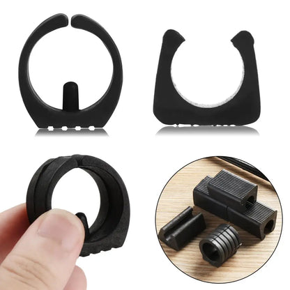 10Pcs Durable U Shaped Chair Leg Pad Useful Non-slip Tube Caps Anti-front Tilt Damper Stool Pipe Clamp Glides Floor Protector