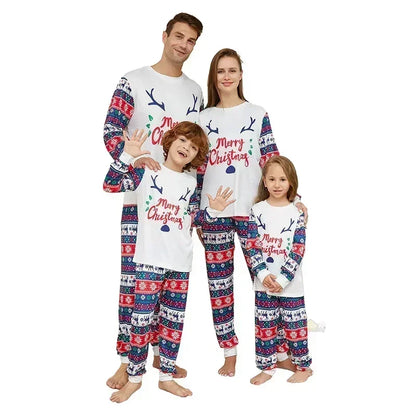 2024 Christmas Pajamas Family Set Red Green Mother Kids Adult Baby Xmas Family Matching Outfits Family Christmas Pajamas Clothes