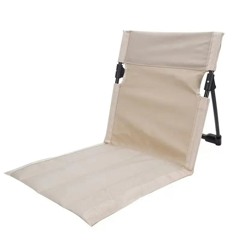 Foldable Camping Chair Outdoor Garden Park Single Lazy Chair Backrest Cushion Picnic Camping Folding Back Chair Beach Chairs