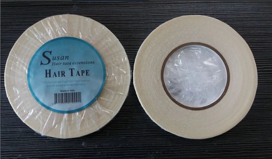 Top quality Susan  0.8cmx 36 yards long time water proof  tape Super quality blue tape  hair extension tape  hair tape