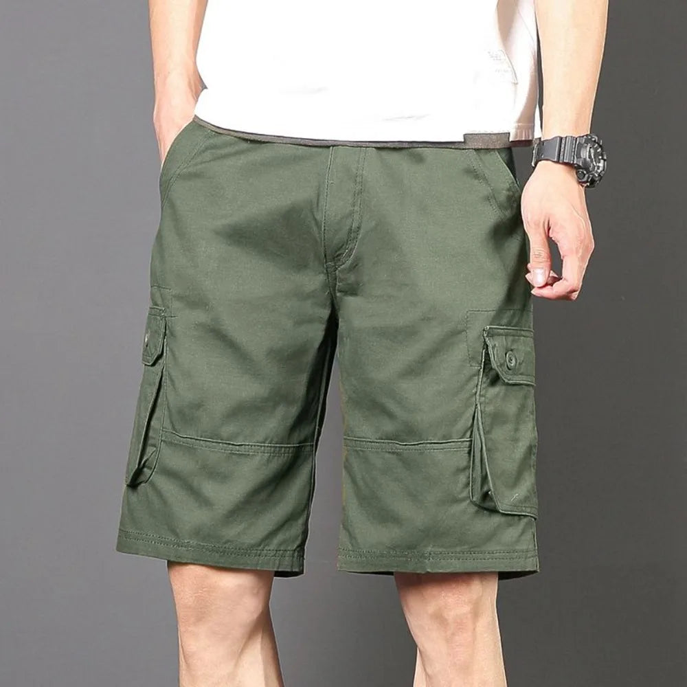 Outdoor Cargo Military Men Tactical Shorts for Summer Waterproof Urban Shorts Trekking Camp Pants Multi Pocket Plus Size Hiking