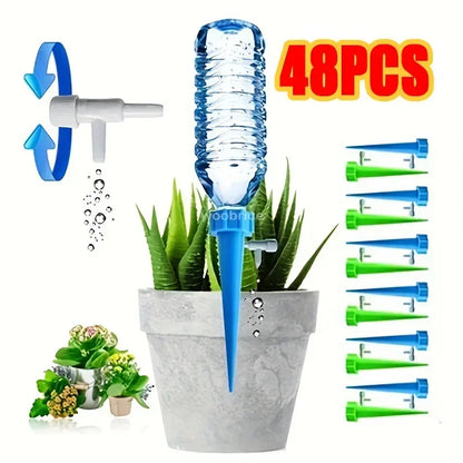 Automatic Watering Drip Plants Irrigation Drip Droppers Garden Watering System Plant Self Watering Kits Insert Water Devices