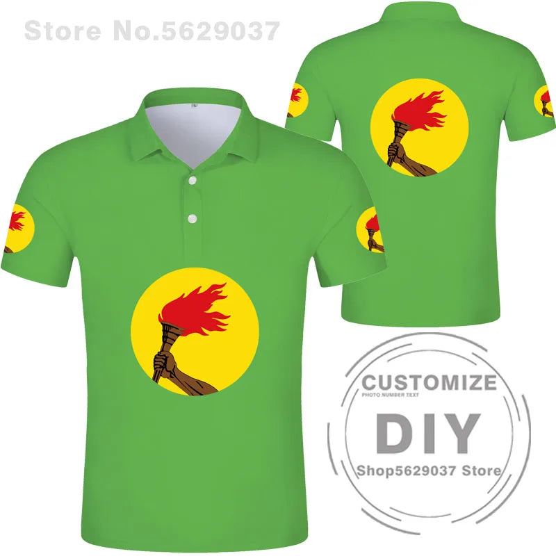 Zaire Flag 1971 1997 Polo Shirt Democratic Republic Of Congo Customized  Sports Polo Shirt Flag Polo Shirt Print Photo Clothes