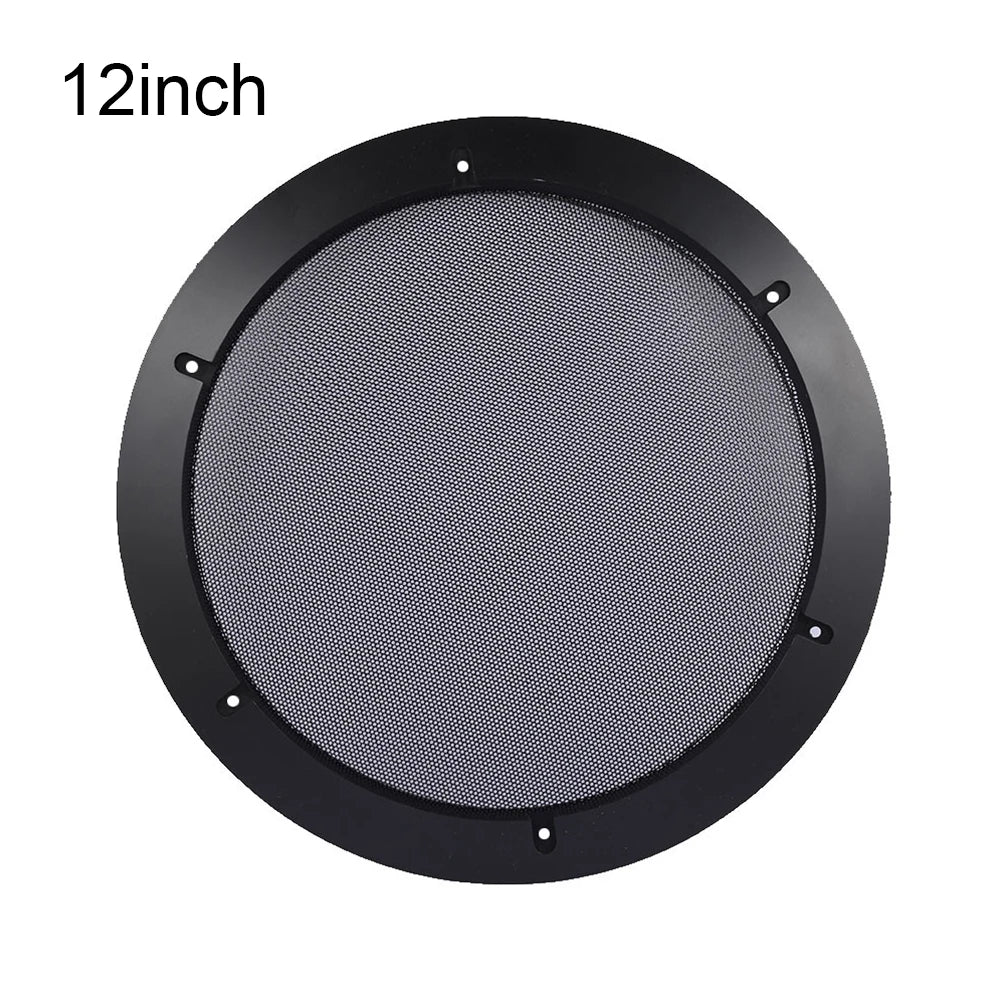 Speaker Net Cover 12Inch Plastic Frame, Metal Iron Wire Grilles Professional Speaker Cover Audio Equipment Parts