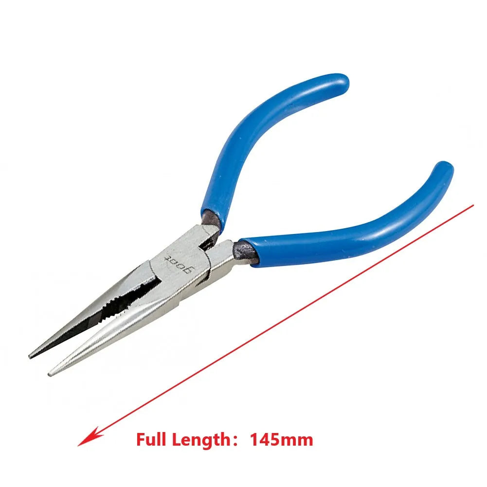 Japan GOOT Mini Pliers Diagonal Cutter Long Nose Nippers for Home Use Hobby Hand Tools Cutting Plastic Soft Wire Bending Holding