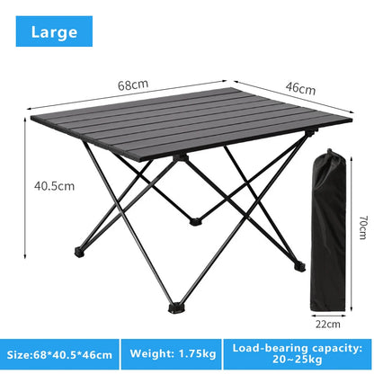 Outdoor Camping Table Ultra Lightweight Folding table Camping Egg Roll Table Portable coffee table Rent House Picnic Table