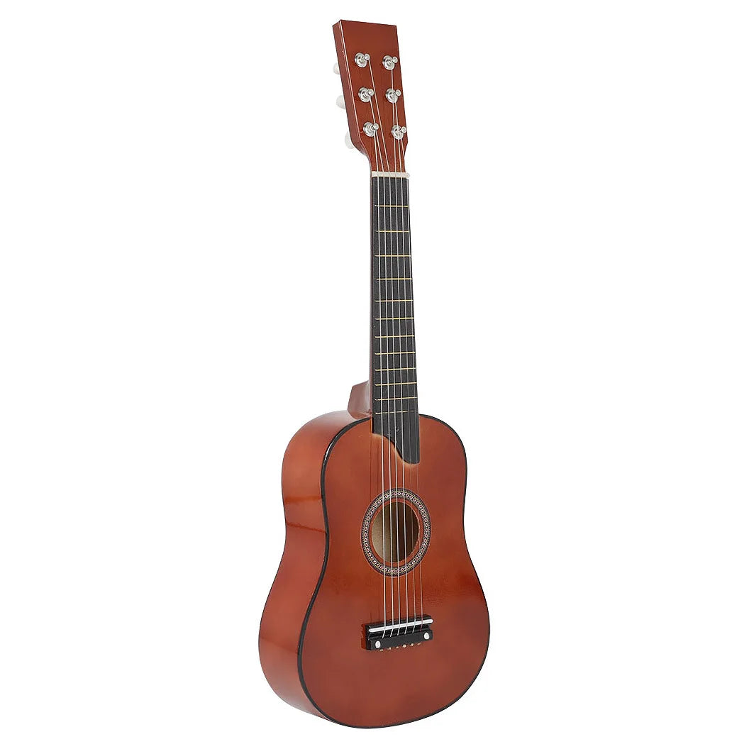 25Inch Mini Small Guitar Basswood 6 Strings Acoustic Guitar with Pick Strings for Beginner Children Kids