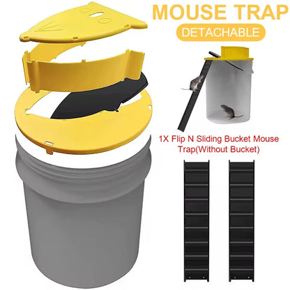 Intelligent Pitfall Mouse Catcher Trap Bucket Automatic Reset Flipping Sliding Bucket Lid Automatic Reset After Catching Mice