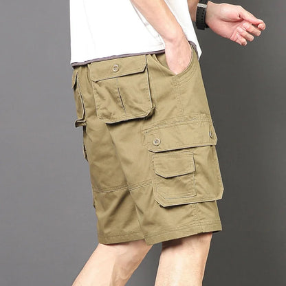 Outdoor Cargo Military Men Tactical Shorts for Summer Waterproof Urban Shorts Trekking Camp Pants Multi Pocket Plus Size Hiking