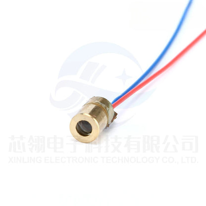 3V 5V laser head diode red dot laser module semiconductor laser tube 6MM outer diameter