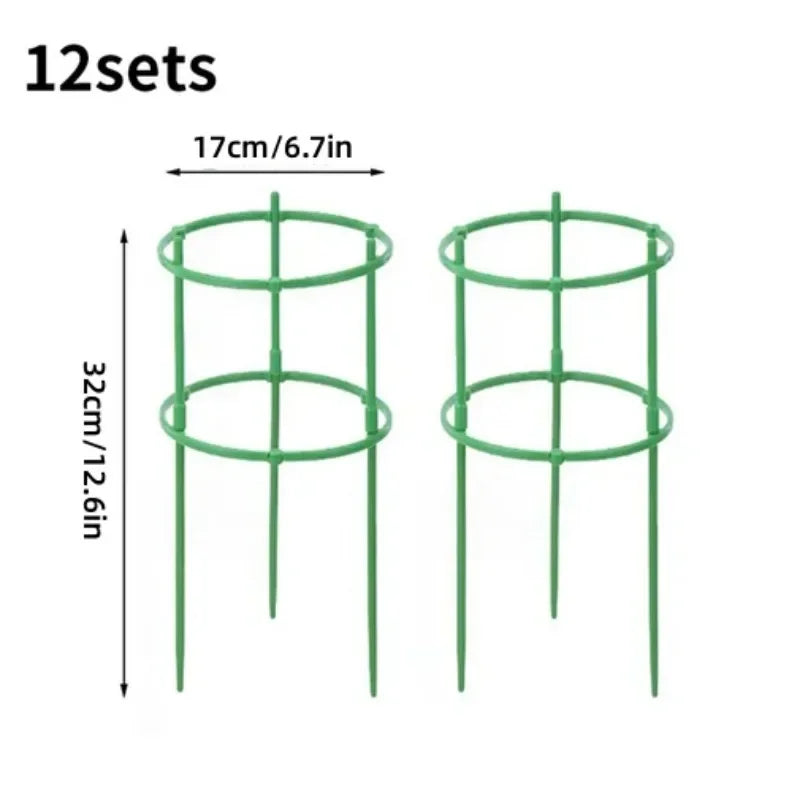 Plant Support Pile Garden Semicircle Flower Stand Cage Plant Grow Fixing Rod Vine Climbing Bracket Stake Holder Bonsai Tool New