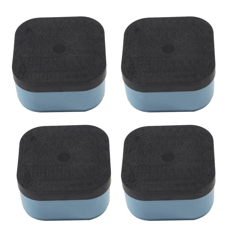 4pcs Washing Machine Shockproof Base Anti Vibration Feet Pads  Legs Slipstop Silent Skid Raiser Mat Furniture Support Dampers