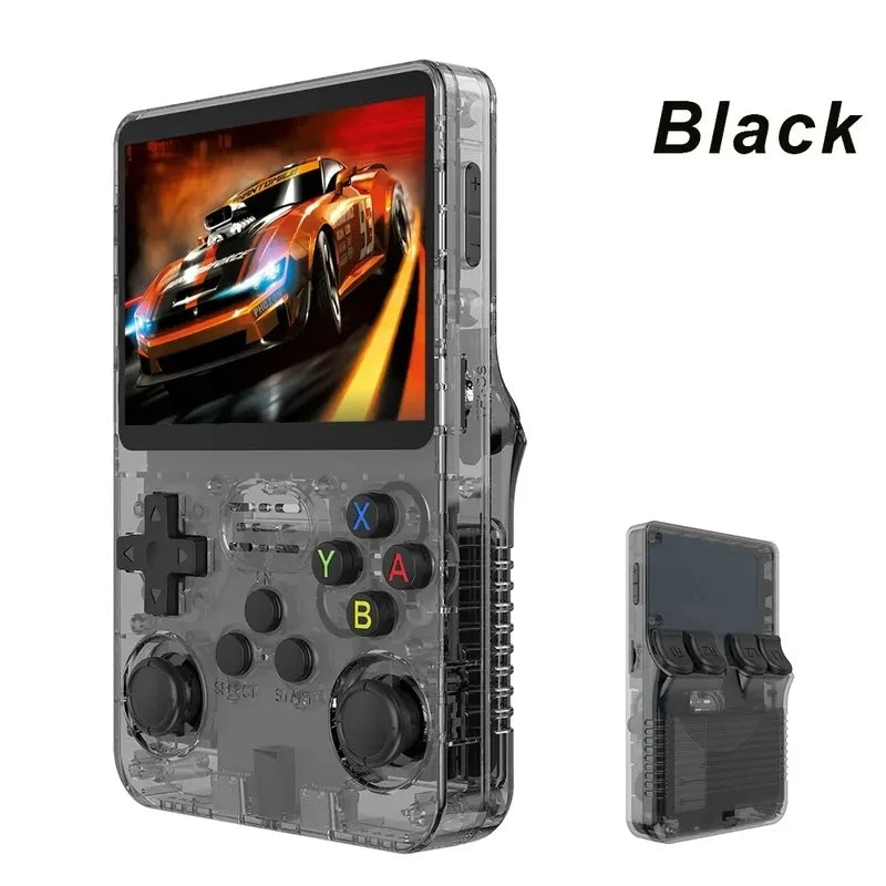 YYDZKJ Open Source R36S Retro Handheld Game Console Linux System 3.5 Inch IPS Screen Portable Pocket Video Player 64GB Game gift