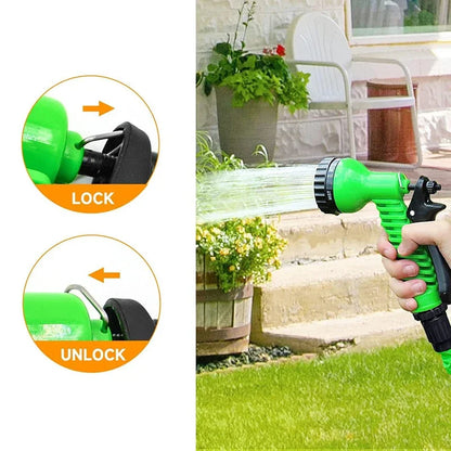 High Pressure Car Wash Water Gun Household Plastic Telescopic Hose Set Car Garden Garden Shower Hose