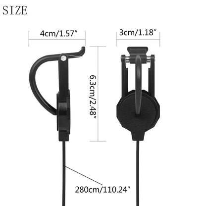 G92F Violin Pickup 2.8Meter 6.35mm Audible Clip on Microphone Piezo Violin Guitar Pickups for Acoustic Guitar Violin