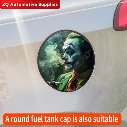 Funny Joker Auto Fuel Tank Sticker Car Sticker Waterproof Sunscreen Decal Fuel Gage Empty Stickers Car Styling Vinyl Accessories