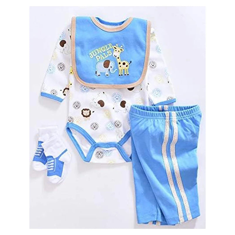 Reborn Dolls Clothes Boy 22 inches Blue Outfits Set for 20-23 inch Newborn Baby Boy Dolls Clothing Accesories