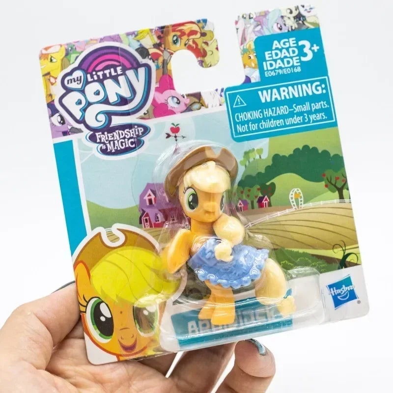 Hasbro Anime My Little Pony Mini Story Doll Series Action Figure Friendship is Magic Twilight Applejack Fluttershy Model Toys