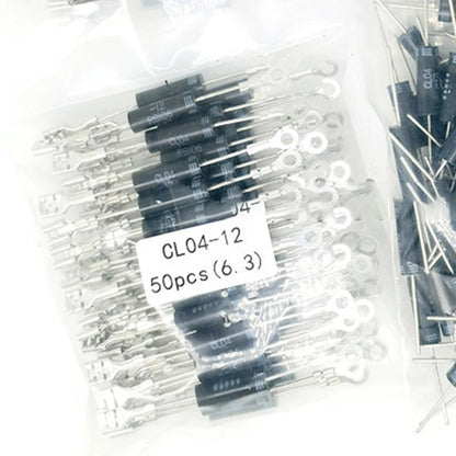 10/50 Pcs Microwave Diode Unidirectional CL04-12 General High-voltage Diode With Terminals Connectors Electronic Semiconductors